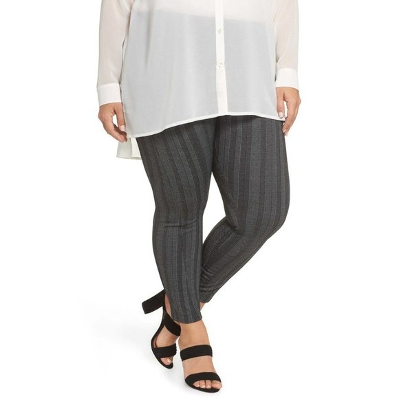 Lysse Slimming Ella Herringbone Leggings Black #1716 X-Large 16-18 NEW - Picture 3 of 7